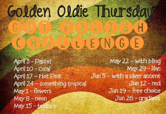 Golden Oldie Thursday Challenge Schedule